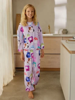 Next Violet lilas - Pyjama Squishmallows en polaire confortable (5-14ans) Clearance