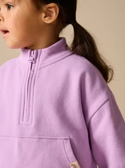 Next - Sweat-shirt à col zippé (3mois-7ans) Violet lilas Hot