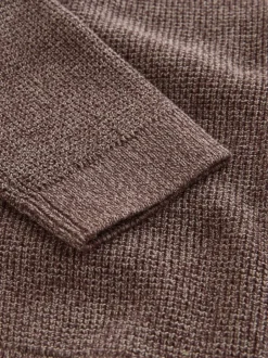 Next Violet prune - Cardigans Texture zippé en maille (3-16ans)