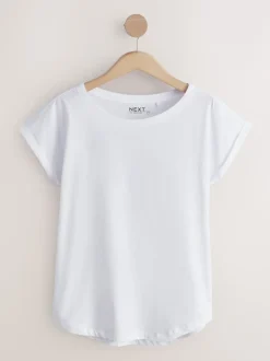 Next Violet/bleu/jaune beurré/rose/blanc - Lot de 5 T-shirts à mancherons Best