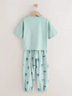 Next Violet/vert - Lilo & Stitch Survêtement Pyjamas 2 Pack (3-16ans) New