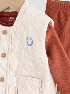 Next Visages neutres - Ensemble Gilet et Leggings bébé (0mois-2ans) Best