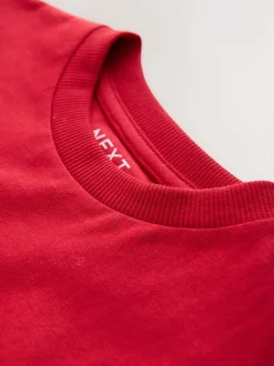 Next - T-shirt appliqué Manches courtes (3mths-7yrs) Voiture de police rouge New