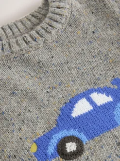 Next Voiture grise - Pull tricoté (3mths-7yrs) Hot