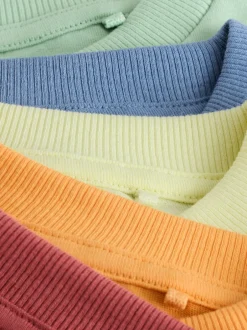 Next Voitures bleu/vert/rouge/orange/jaune - Lot de 5 petits T-shirts graphiques à manches courtes (3mois-7ans) Outlet