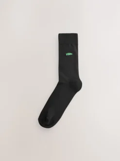 Next Voitures de sport noires - Paquet de chaussettes brodées amusantes 5