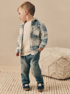 Next Vérification bleue - Ensemble chemise et t-shirt à manches longues (3mois-7ans) Best