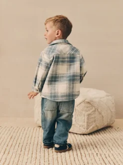 Next Vérification bleue - Ensemble chemise et t-shirt à manches longues (3mois-7ans) Best