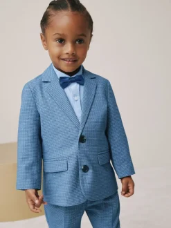 Next Vérification bleue - Ensemble blazer, chemise, pantalon et nœud papillon (3 mois à 9 ans) Discount