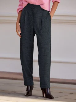 Next Vérification bleue - Pantalons N. Premium Coupe ballon en laine