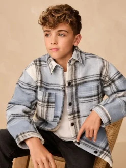 Next Vérification bleue - Veste-chemise doublée (3-16ans)