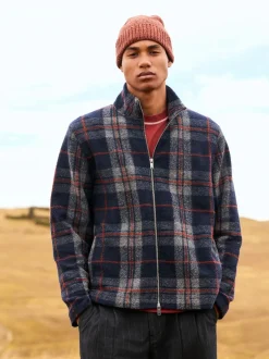 Next Vérification Brown - Polaire à col cheminée zippé Hot