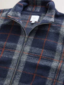 Next Vérification Brown - Polaire à col cheminée zippé Hot