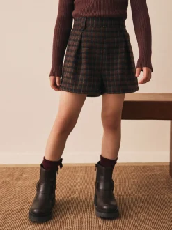 Next Vérification Brown - Short plissé sur le devant (3-16ans) Online