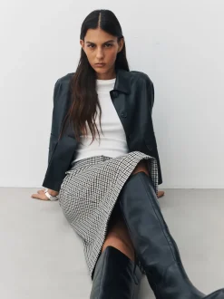 Next Vérification neutre - Jupe Crayon Ponte