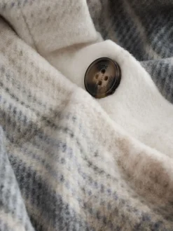 Next Vérification noir/blanc - Veste-chemise polaire Online