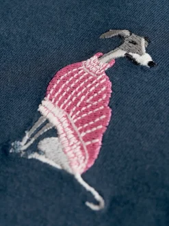 Next Whippet bleu marine - Pyjama en jersey à manches courtes