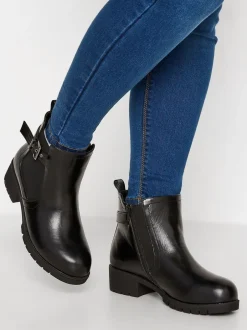 Yours Curve bottines à boucle Outlet