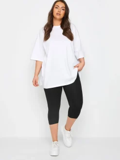 Yours Curve Cycling 2 Pack Leggings Online