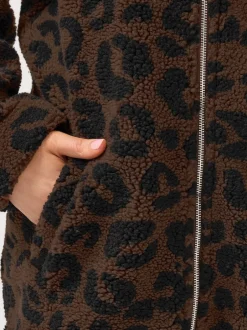 Yours Curve Polaire zippée en borg épais Sale