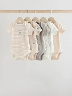 Next Zèbre gris - Lot de bodys à manches courtes pour bébé 100% coton 5 Sale