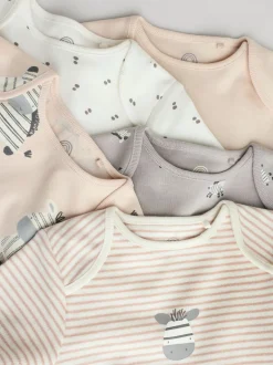 Next Zèbre gris - Lot de bodys à manches courtes pour bébé 100% coton 5 Sale